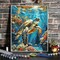 Painting by Numbers for Adults Number Oil Painting Kit Paint by Numbers Kit Beginner Turtle DIY Painting Kits for Adults Without Frame Paint by Number On Canvas for Gift Home Wall Decor